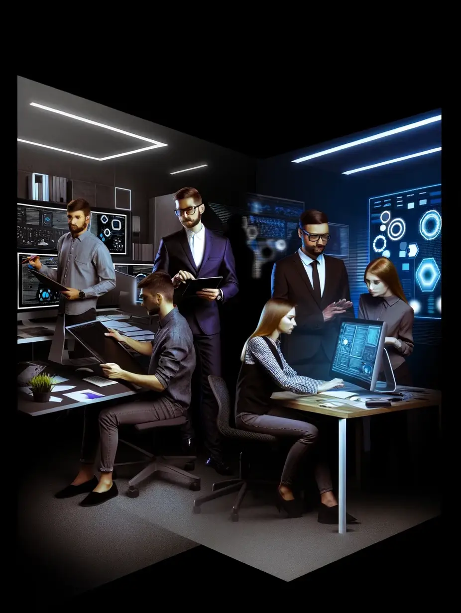 Image outlining Team Evo's complete tech solutions with expert Managed IT and Digital Marketing Services.